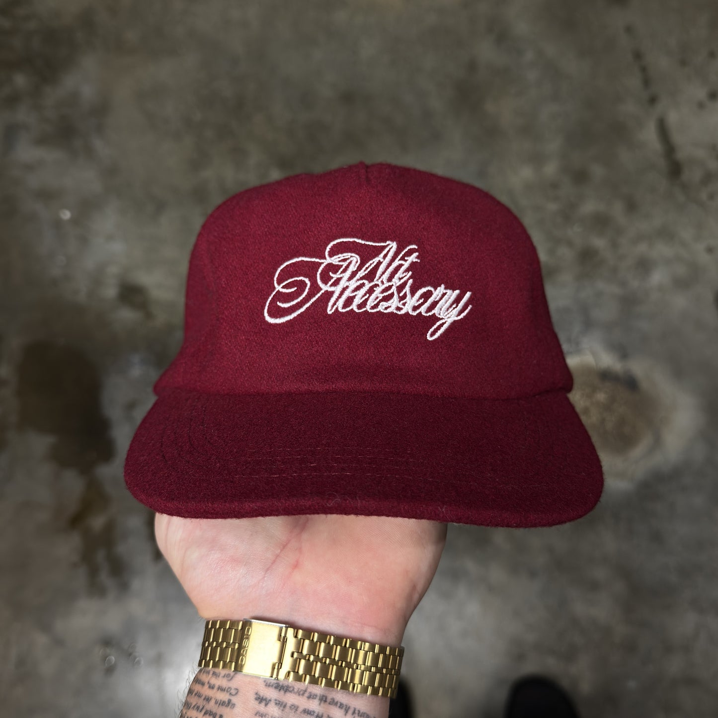 Vintage Hat - Burgundy